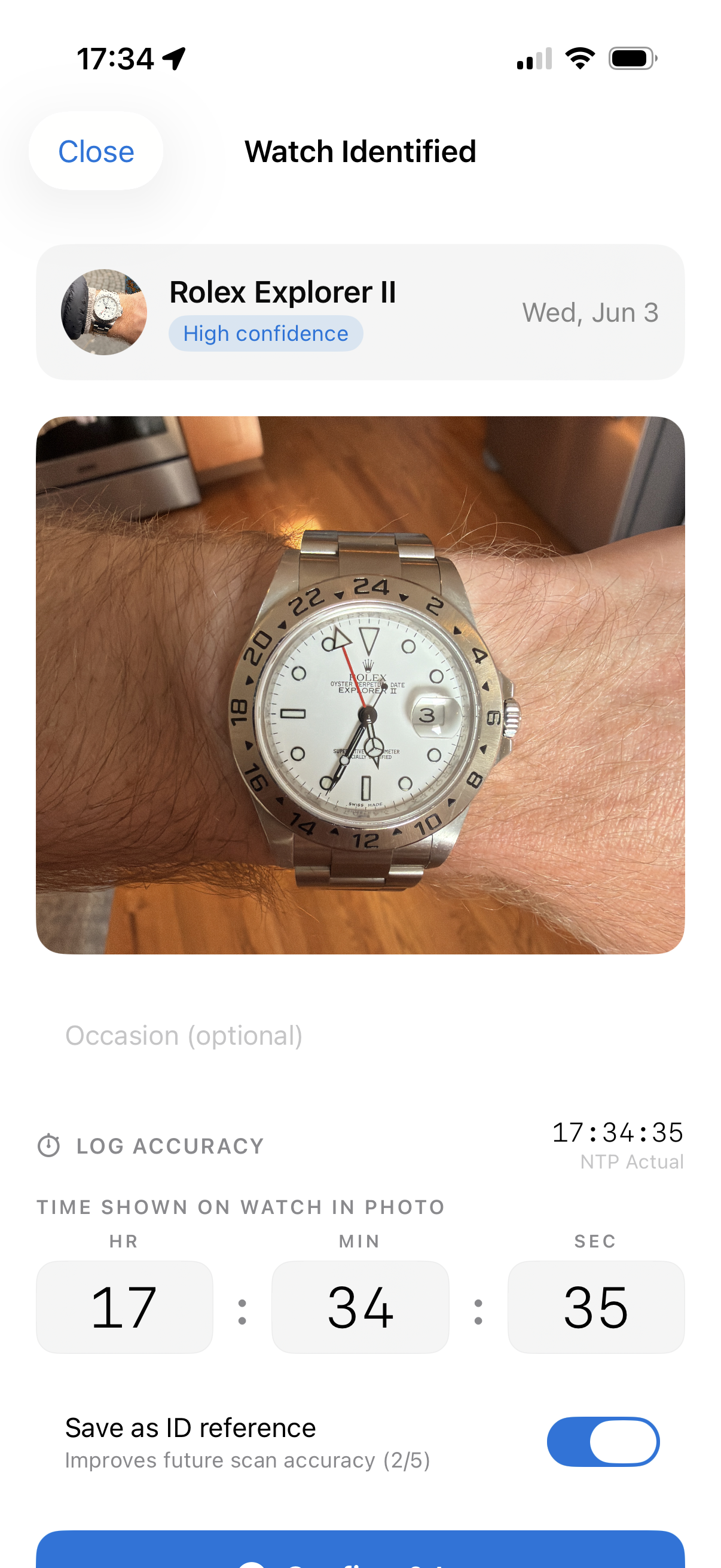Auto-identify in action